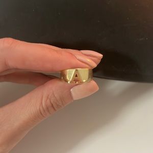 MJewelers “A” Ring 14K yellow gold size 5.5